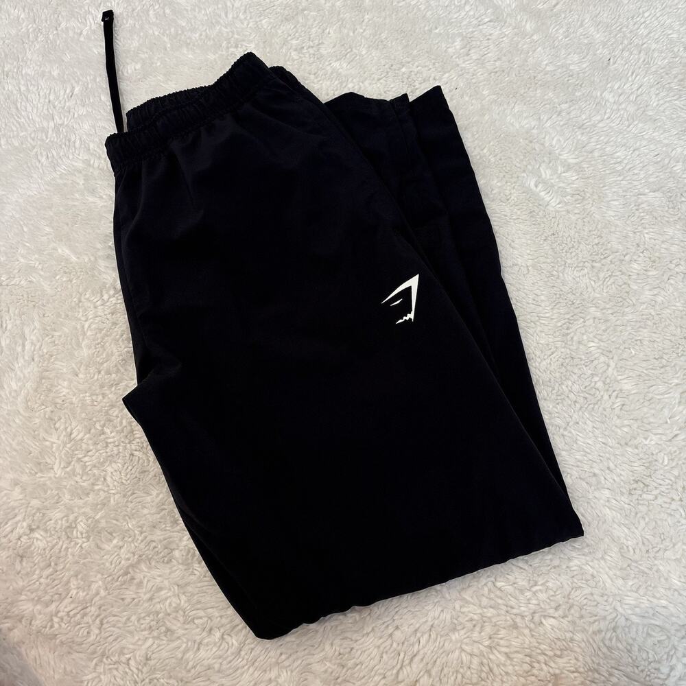 Gymshark Mens Black Sweatpants S Athletic Workout CrossFit Heavyweight College